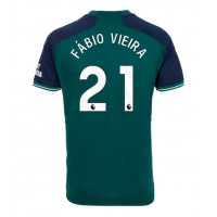 Fotbalové Dres Arsenal Fabio Vieira #21 Alternativní 2023-24 Krátký Rukáv